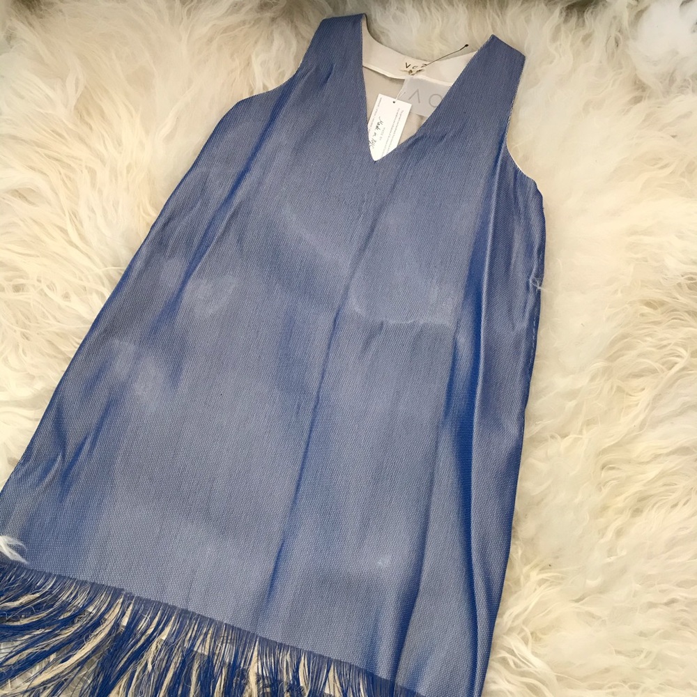 VOZ Fringe Sleeveless Dress - Picture 2 of 6